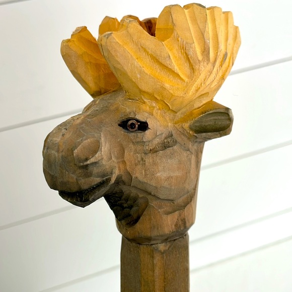 Hand Carved Wooden Walking Stick - Picture 6 of 16